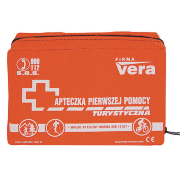 Apteczka turystyczna pierwszej pomocy DIN 13167