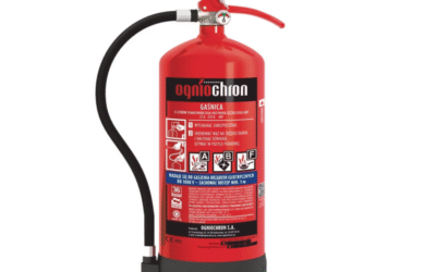 Gaśnica pianowa 6 l GPN‑6x ABF do 1 kV – wydajna ochrona ABC dla gastronomii i biura