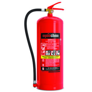 Gaśnica proszkowa z manometrem GP-12x ABC do 1kV