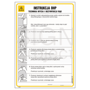 Instrukcja BHP mycia i dezynfekcji rąk