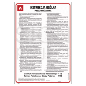 Instrukcja ogólna przeciwpożarowa