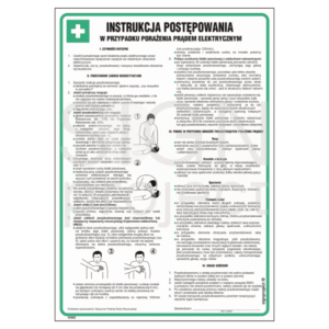 Instrukcja postępowania w przypadku porażenia prądem elektrycznym