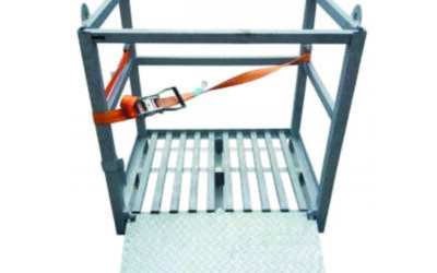 Kosz paleta do magazynowania 12  butli CO₂ 30 L – stal ocynkowana, 960 kg