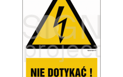 Nie dotykać urządzenie elektryczne