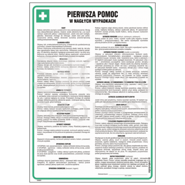 Pierwsza pomoc w nagłych wypadkach