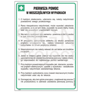 Pierwsza pomoc w nieszczęśliwych wypadkach