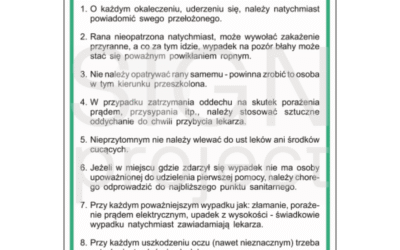 Pierwsza pomoc w nieszczęśliwych wypadkach