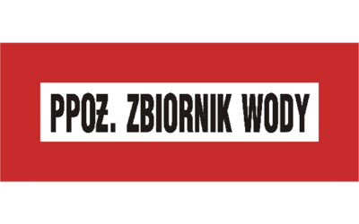 Przeciwpożarowy zbiornik wody