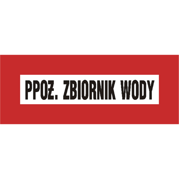 Przeciwpożarowy zbiornik wody