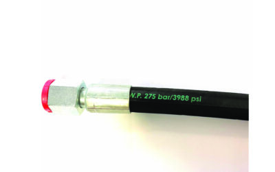 Przewód wysokociśnieniowy CO₂ 13×500 mm – 275 bar, do systemów gaszenia
