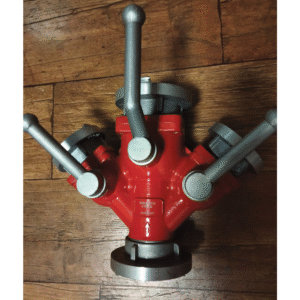 Rozdzielacz kulowy K 75/52‑75‑52 z nasadą obrotową