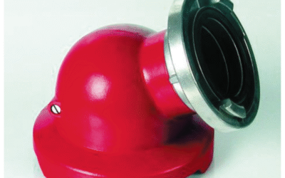 Smok ssawny skośny 110 – profesjonalny smok strażacki do motopomp, przepływ 1600 l/min