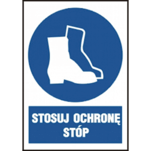 Stosuj ochronę stóp