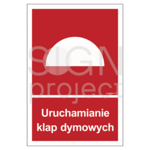 Uruchamianie klap dymowych