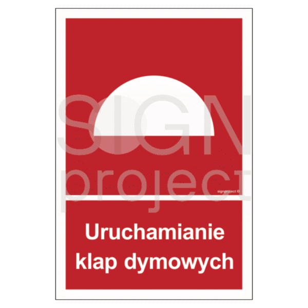 Uruchamianie klap dymowych