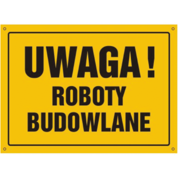 Uwaga Roboty Budowlane