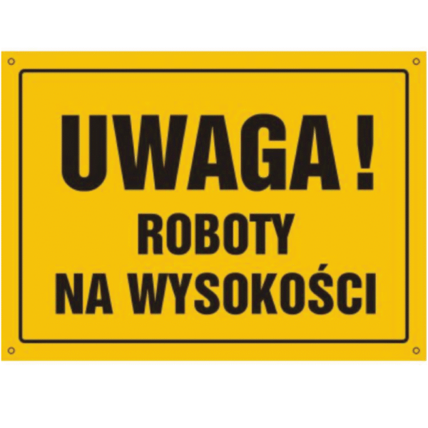 Uwaga Roboty na Wysokości