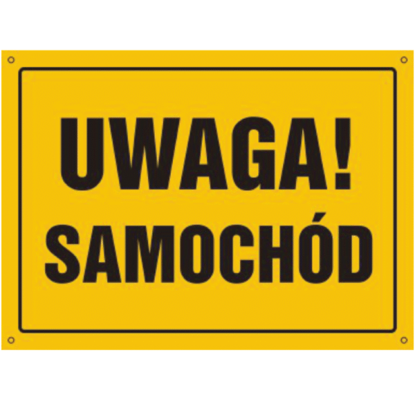 Uwaga Samochód