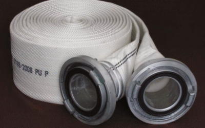 Wąż motopompa W 110-20 ŁA/S/PU – tłoczny wąż strażacki CNBOP, 20 m