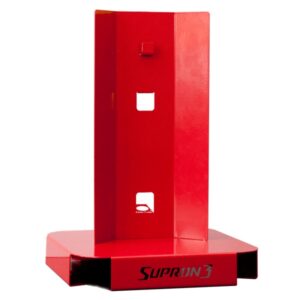 Stojak na gaśnicę GP-6 – czerwony, metalowy | Profesjonalne przechowywanie 6-kilogramowej gaśnicy