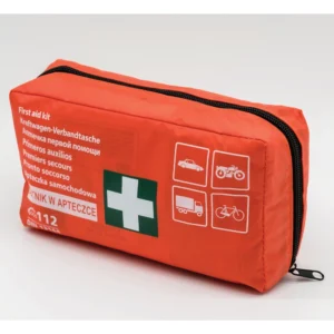 Apteczka samochodowa DIN 13164 z ustnikiem – materiałowa PK-MOT